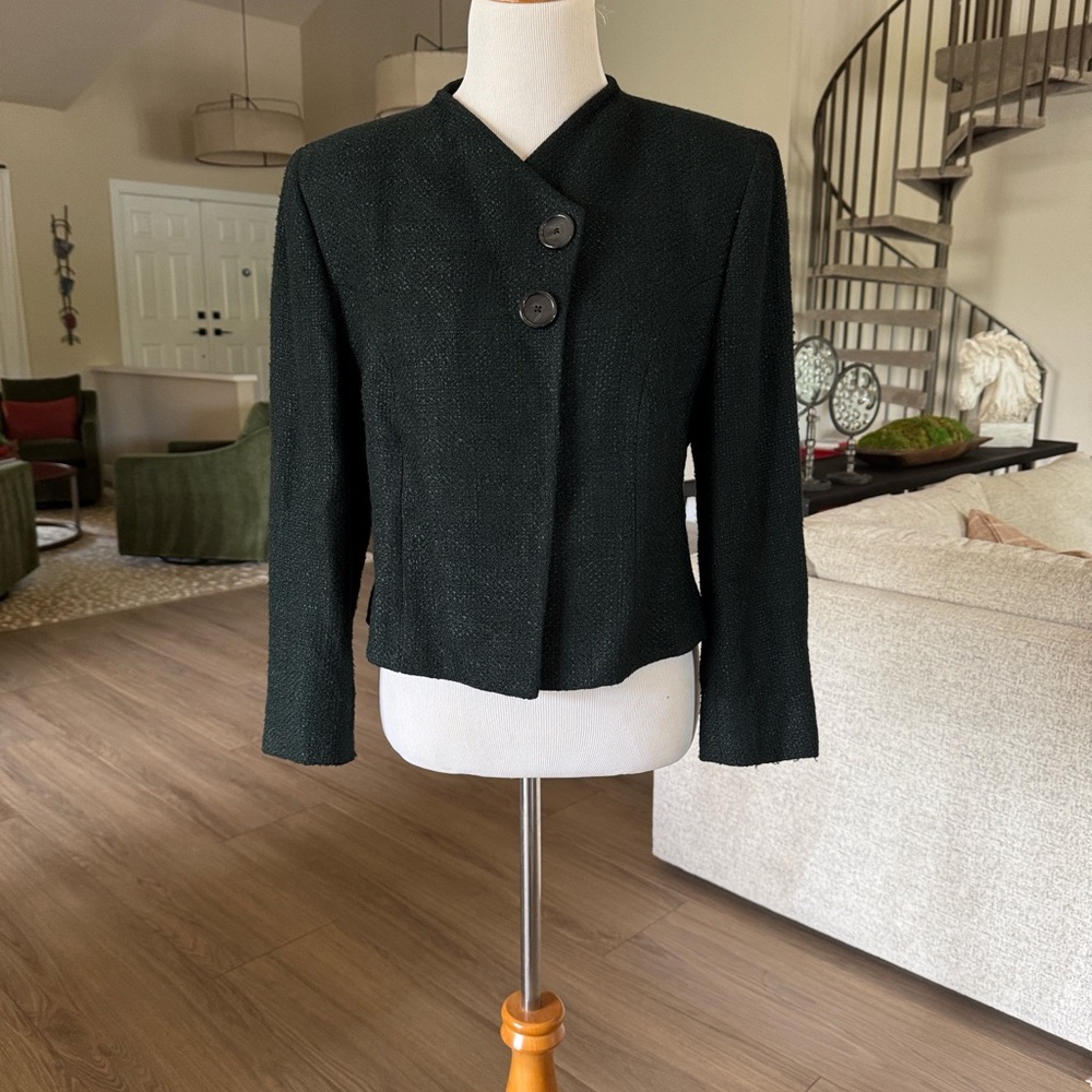 Dark Green PAUW AMDERD Textured Women's Blazer